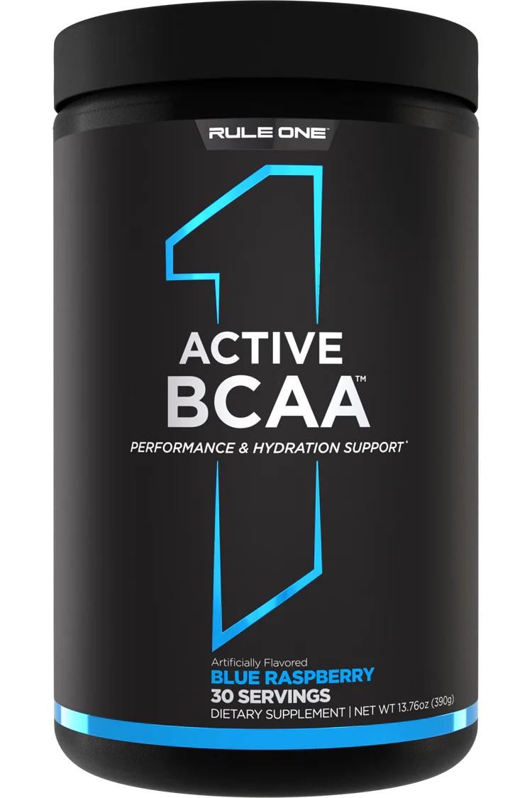 Комплекс аминокислот Rule One Active BCAA Blue Raspberry 390 г