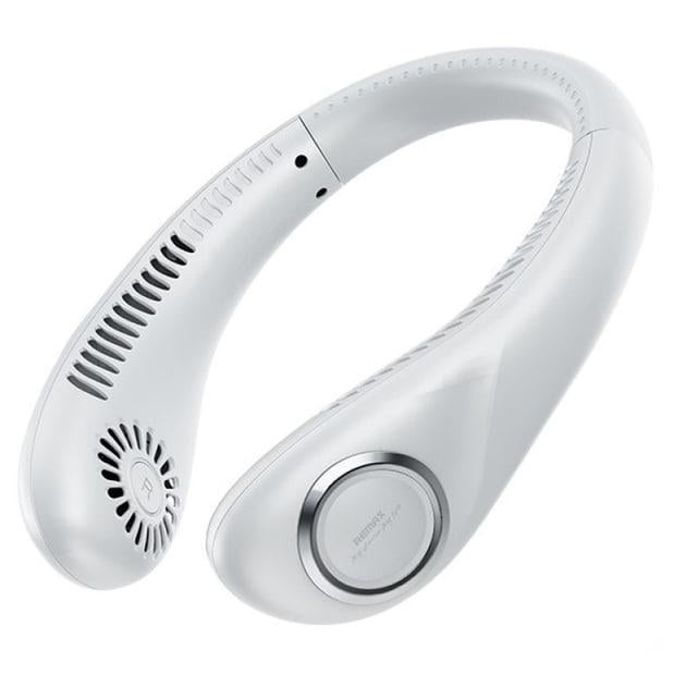 Вентилятор підвісний на шию Remax F23 з акумулятором 4000 mAh White (000516)