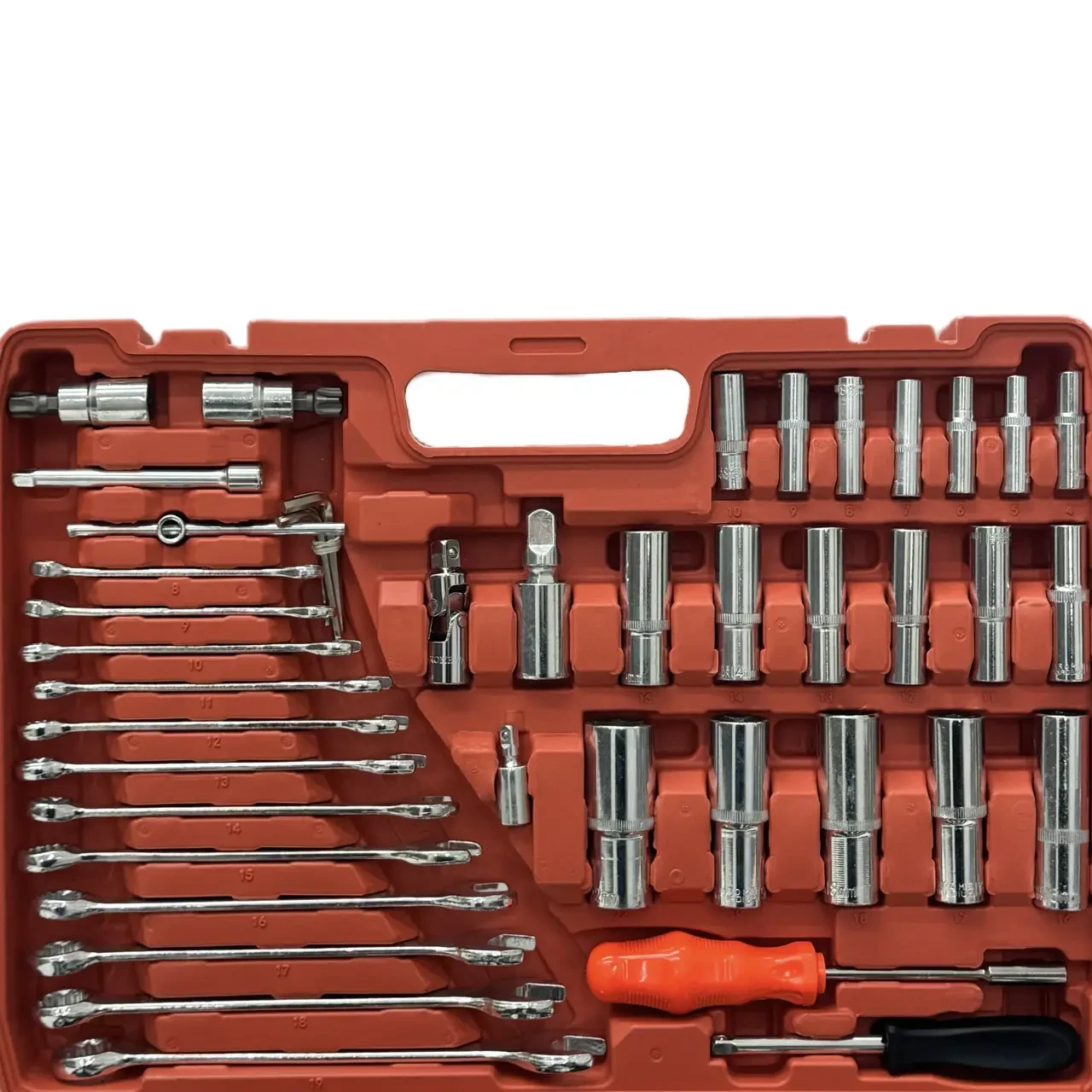 Набір торцевих головок/тріскачок/подовжувачів NEW TOOL 216 ел. (NTSS216) - фото 8