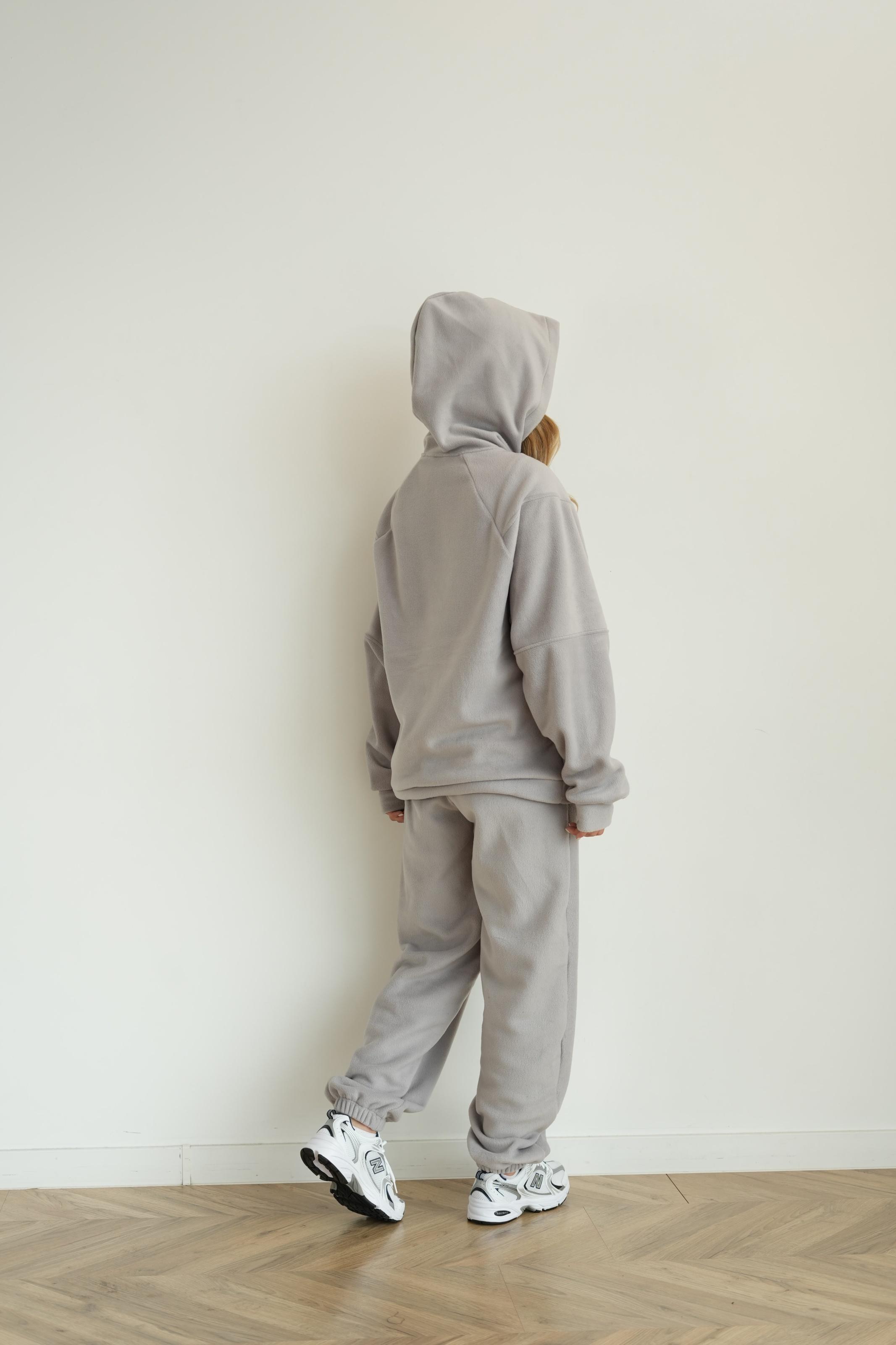 Костюм флисовый BASE 3XL Светло-серый (10204XXXL) - фото 7 Костюм флисовый BASE 3XL Светло-серый (10204XXXL) - фото 7