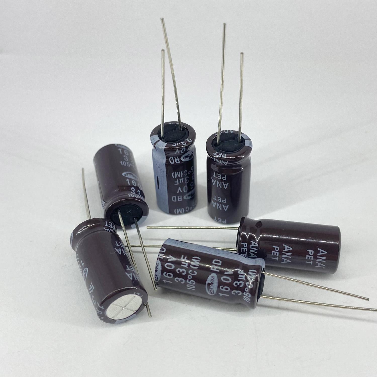 Электролитические конденсаторы Samwha 33 мкф 160V 10x20 мм 105 °C (5268)