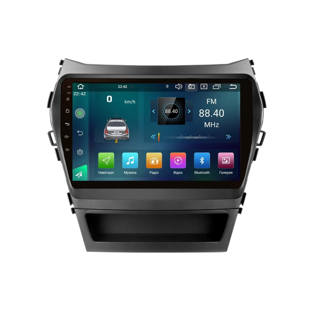 Магнитола штатная CYCLONE C9-003 DSP Carplay 3/32 GB для Hyundai Santa Fe 2012-2018 г. с малым экраном (AR-81147)