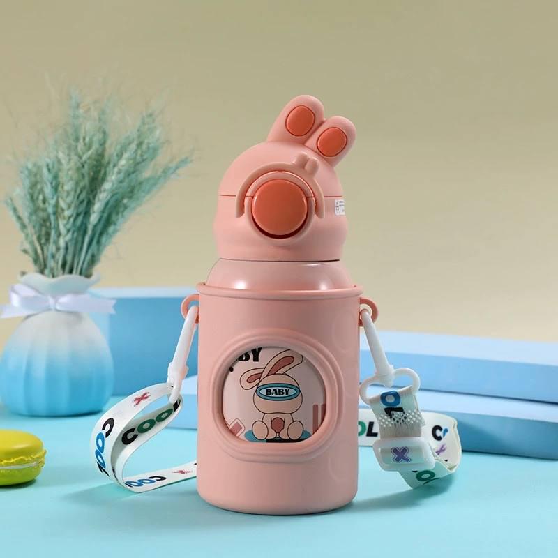 Термос детский Зайчик 500 мл Розовый (513f7b02) - фото 4 Термос детский Зайчик 500 мл Розовый (513f7b02) - фото 4