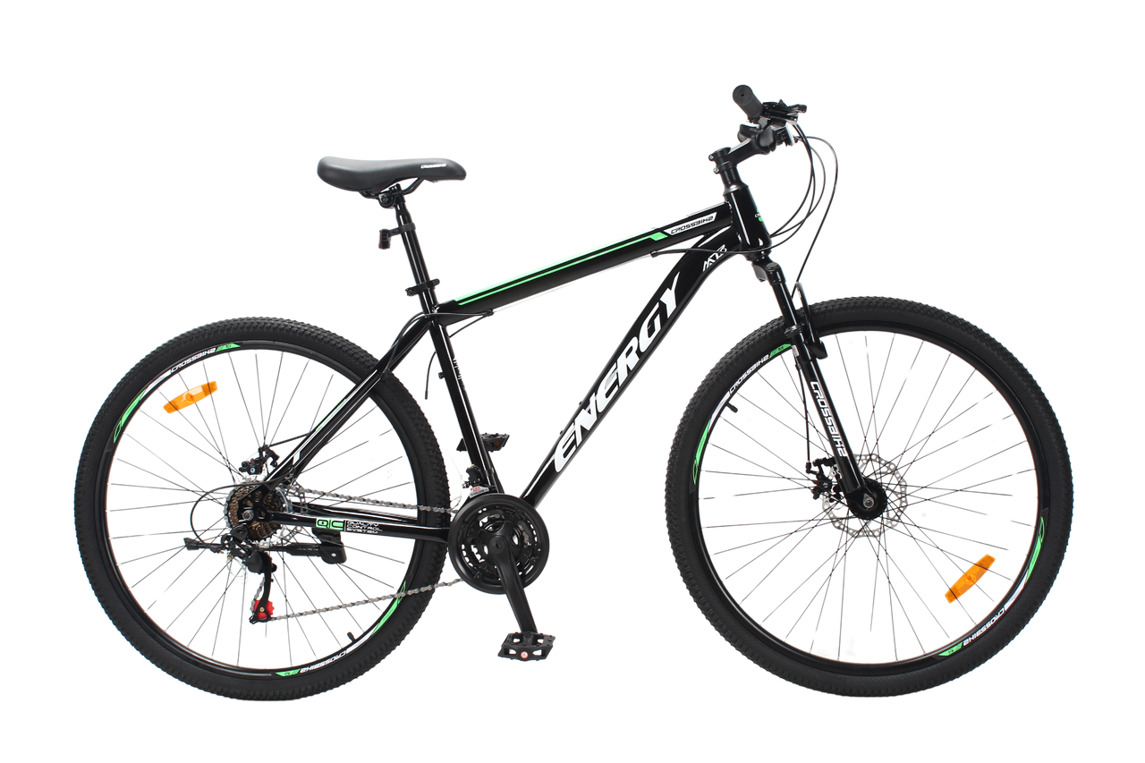 Велосипед CrossBike Energy 29" 19" Черно-зеленый