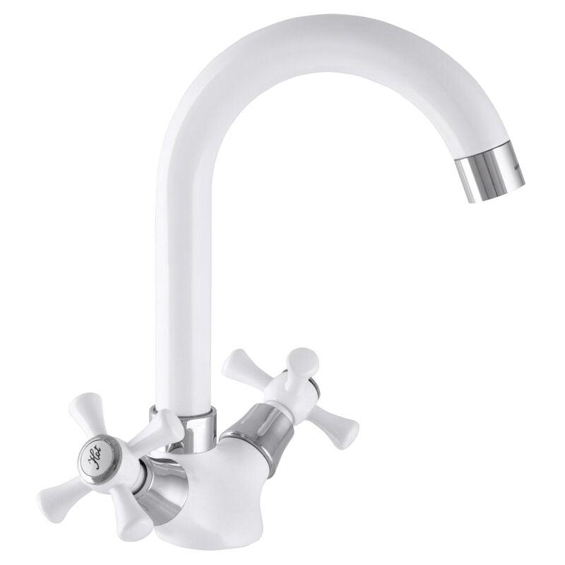 Смеситель для кухни MIXXUS OMEGA 275 Белый (MI2767)