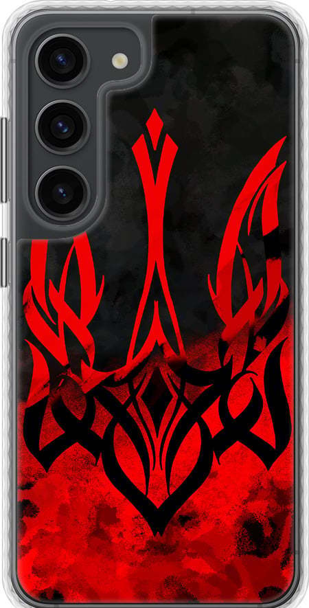Чехол на Samsung Galaxy S23 Герб Украины v2 (5312pc-2907-42517)