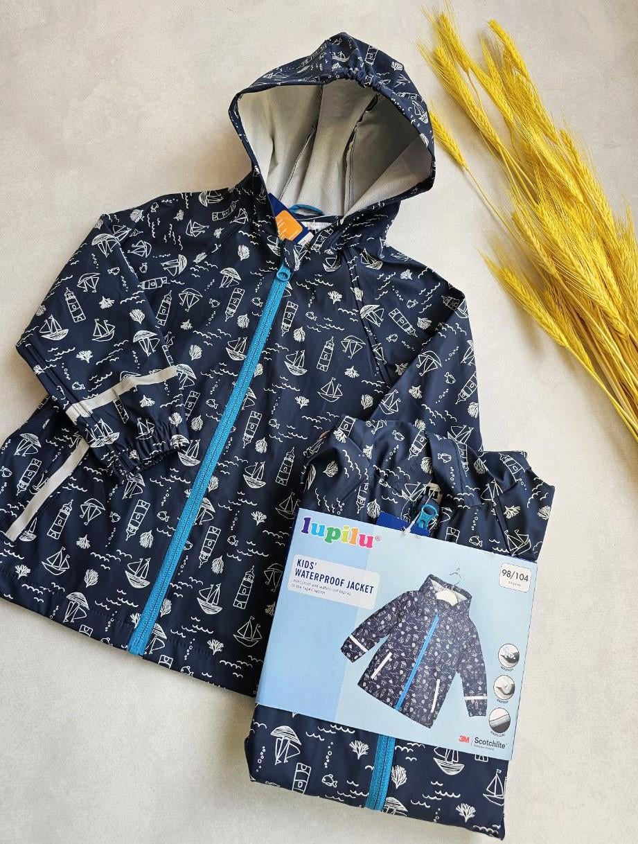 Куртка для мальчика Lupilu от дождя без утепления 98-104 см (19232801)