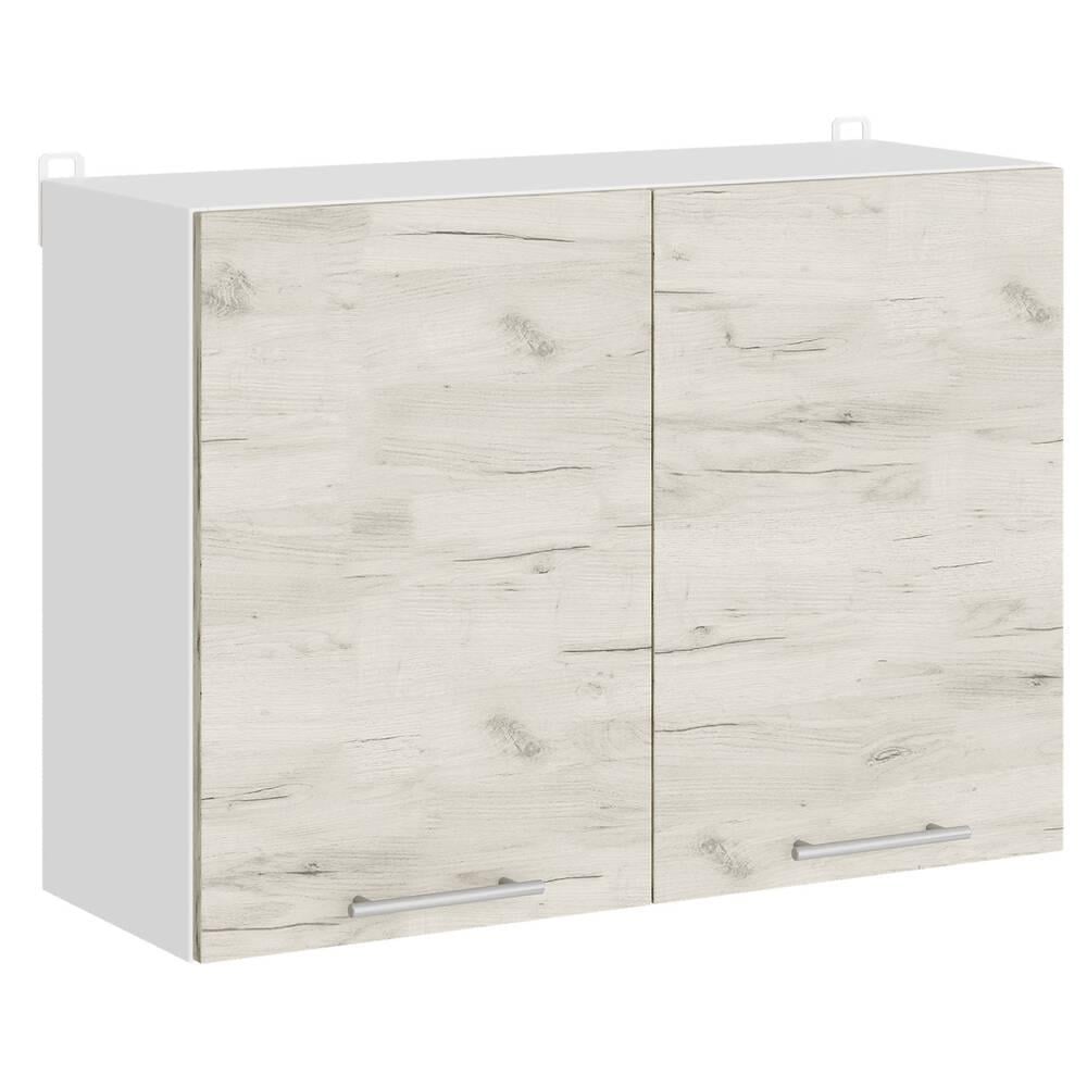 Модуль кухонный с сушилкой для посуды Еверест Эко 800 80х30х58 см Дуб Крафт Белый/Белый (DTM-071006)