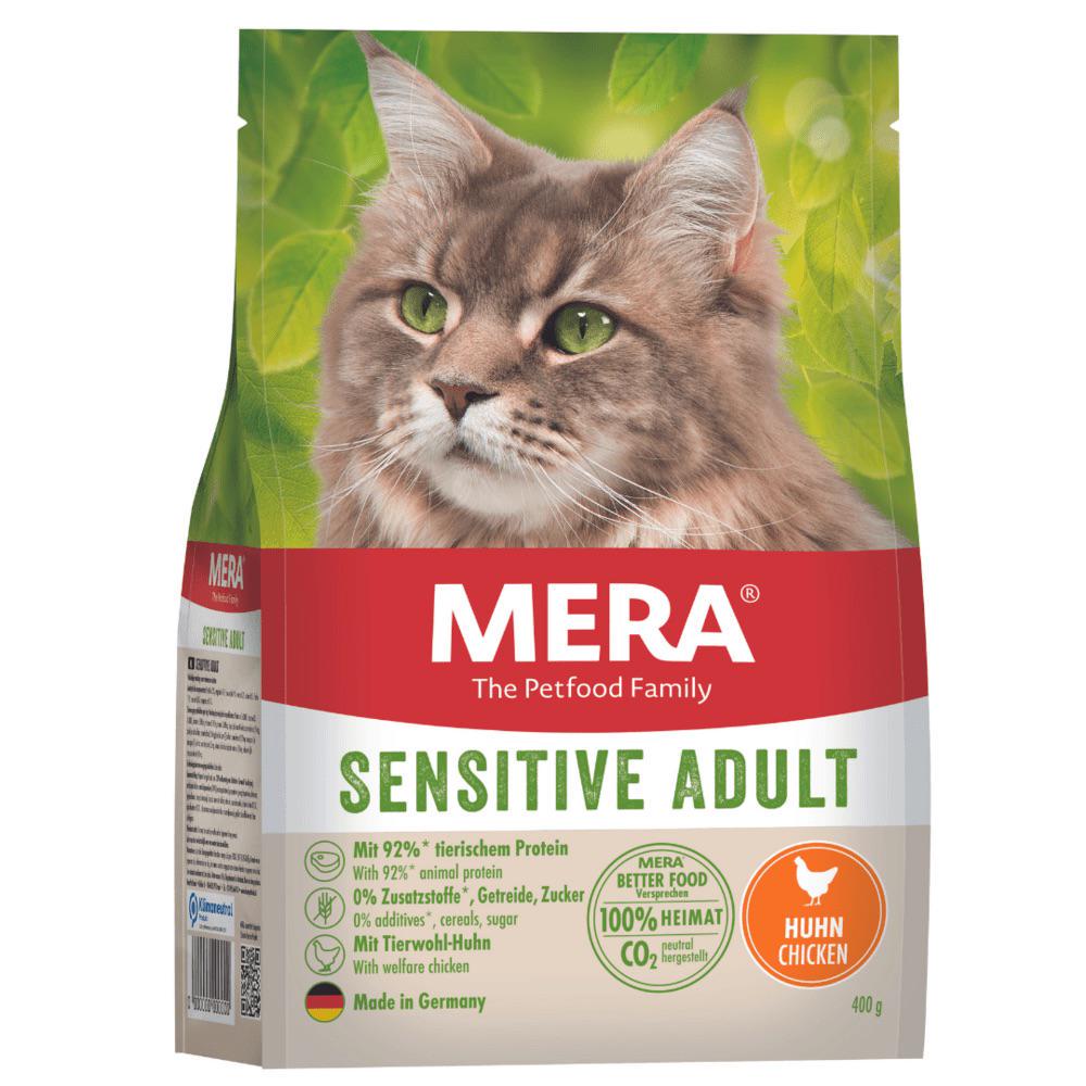 Корм сухой MERA Cats Sensitive Chicken з куркою для котів з чутливим травленням 400 г (4025877386145)