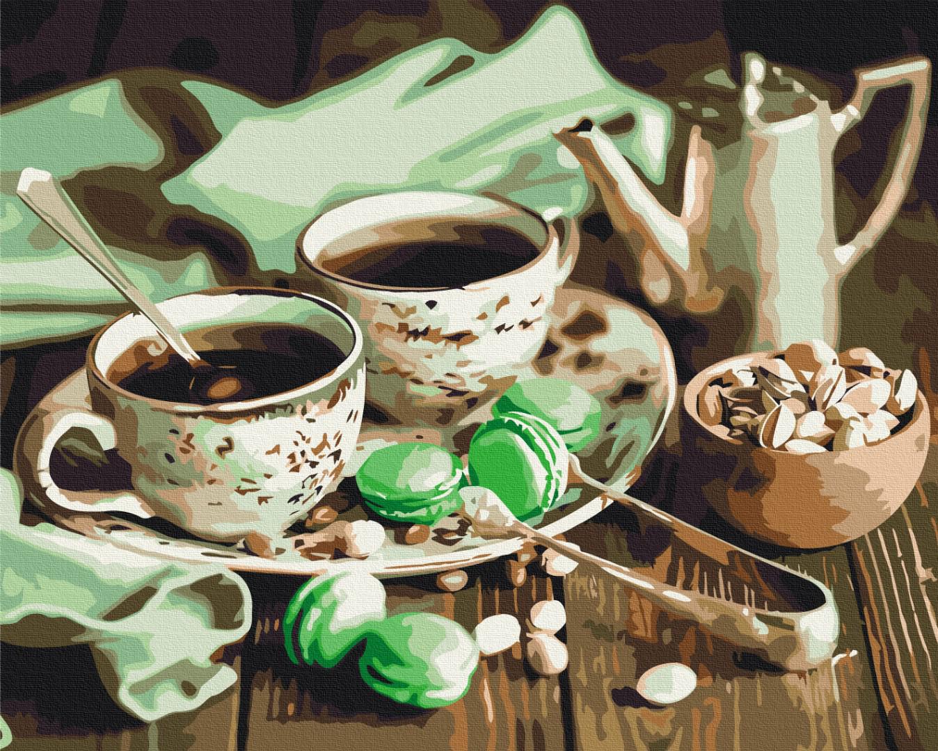 Картина по номерам Brushme Мятное чаепитие 48x60 см (BS4346L)