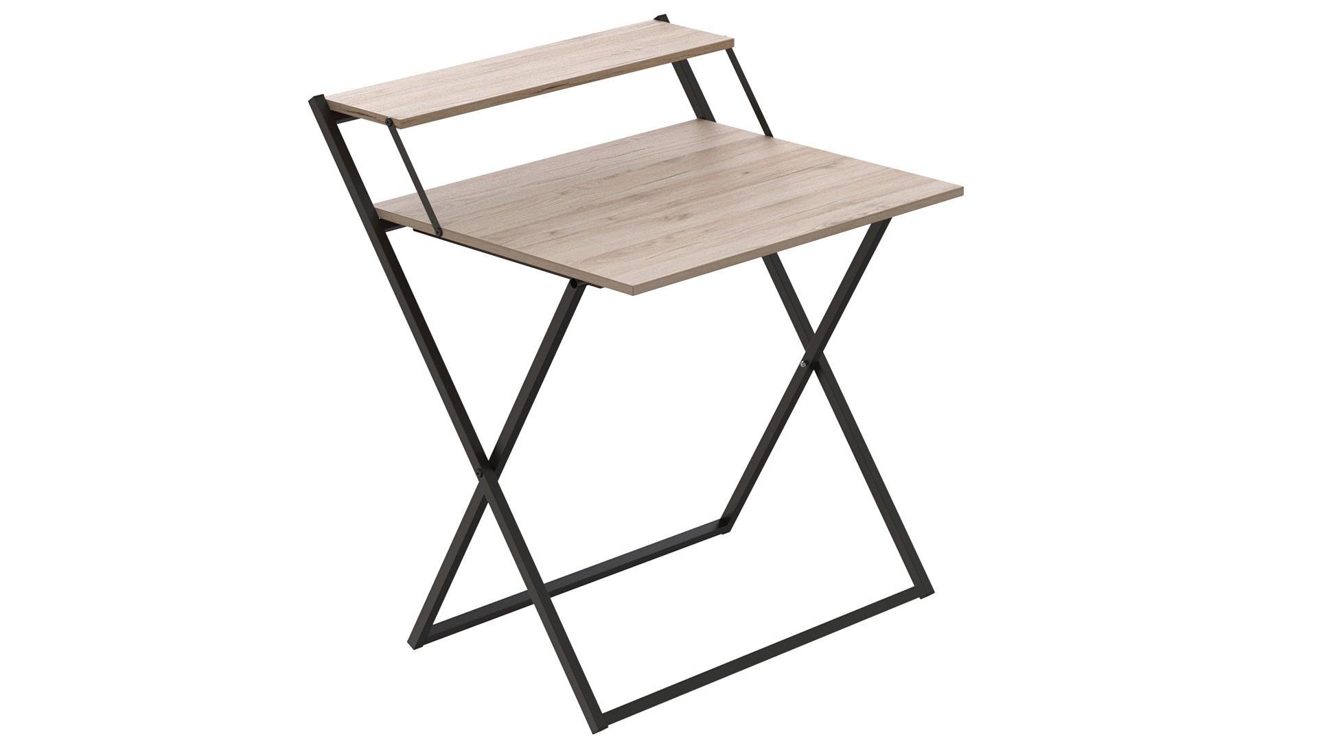 Стіл-трансформер Ferrum-decor Компакт 4 метал/ДСП 16 мм 750x790x720 мм Чорний/Дуб Сан-Марино (FRD-104691) - фото 1 Стіл-трансформер Ferrum-decor Компакт 4 метал/ДСП 16 мм 750x790x720 мм Чорний/Дуб Сан-Марино (FRD-104691) - фото 1