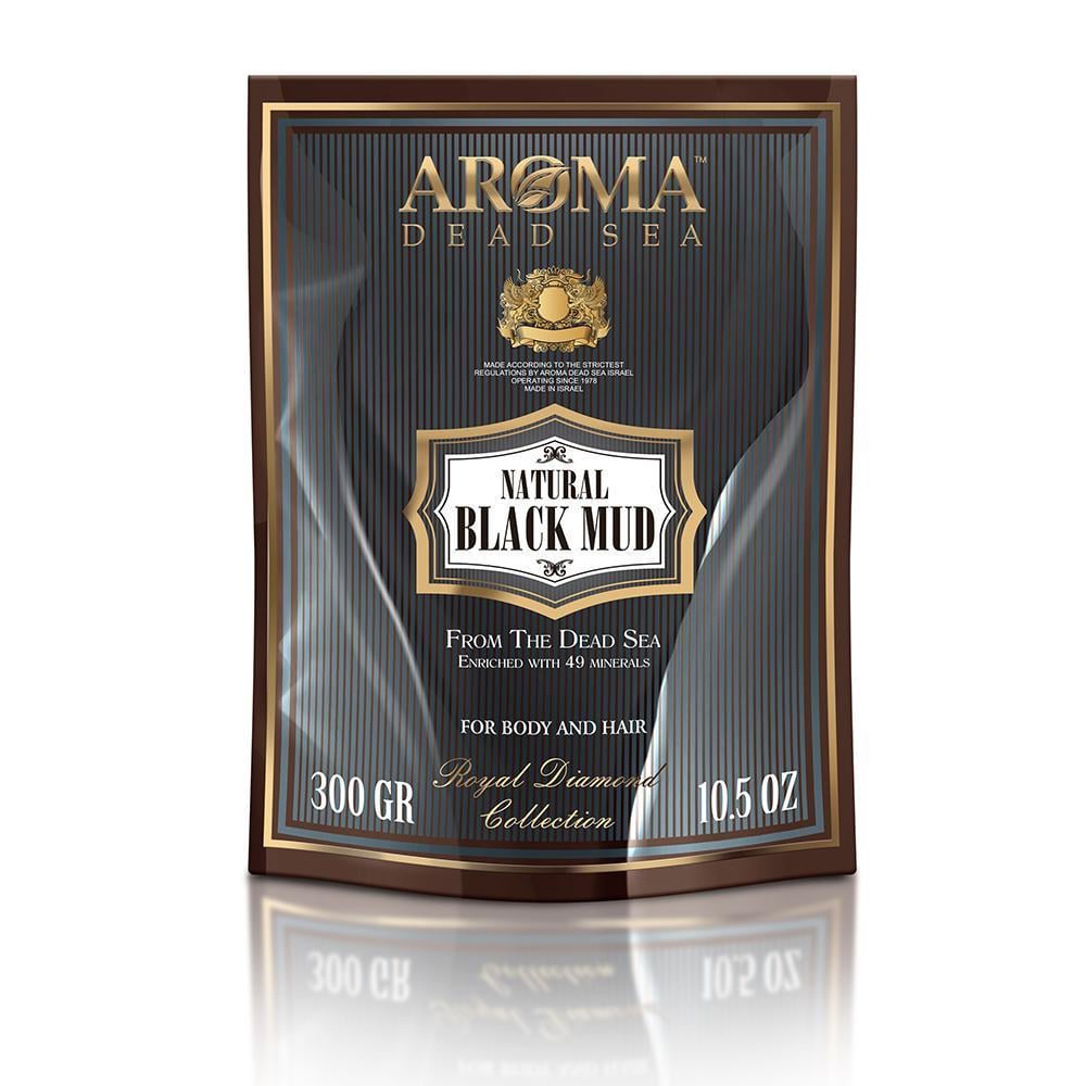 Грязь Мертвого моря чорна Aroma Dead Sea натуральна 300 г (2519568590)