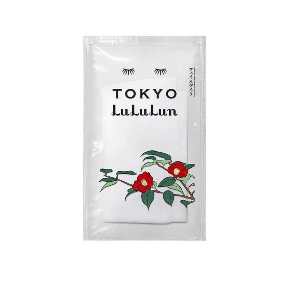 Маска омолаживающая Lululun Face Mask Tokyo Camellia с маслом камелии 1 шт.