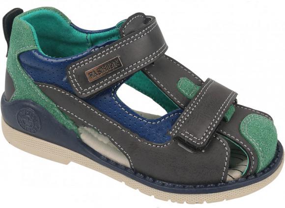 Кожаные босоножки Tom.m 5464H р. 23 Серый