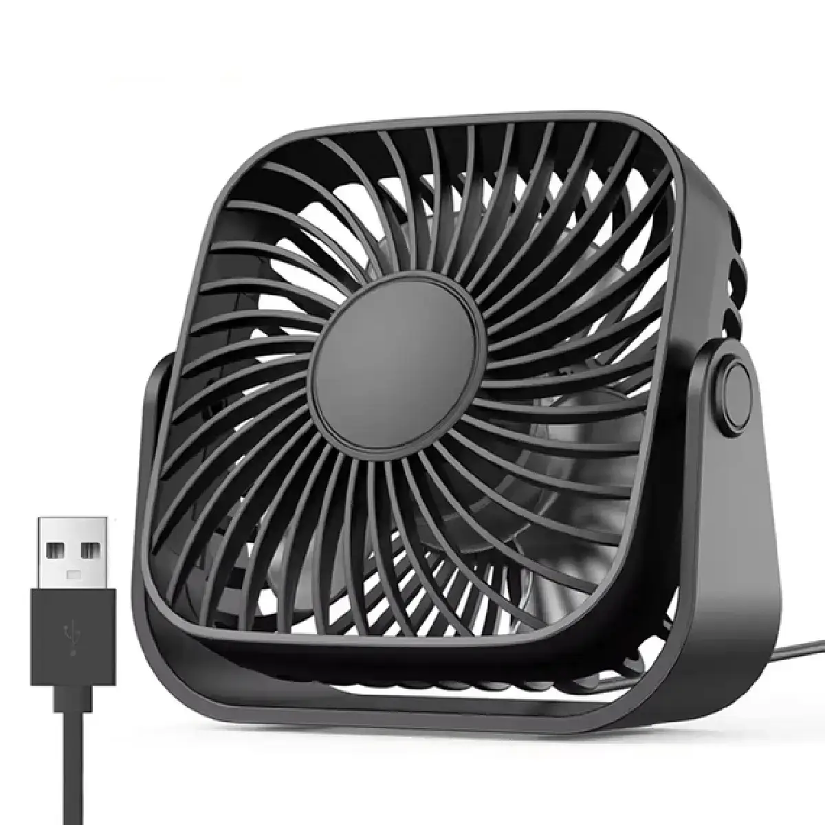 Вентилятор на 3 Режимы скорости от USB Черный