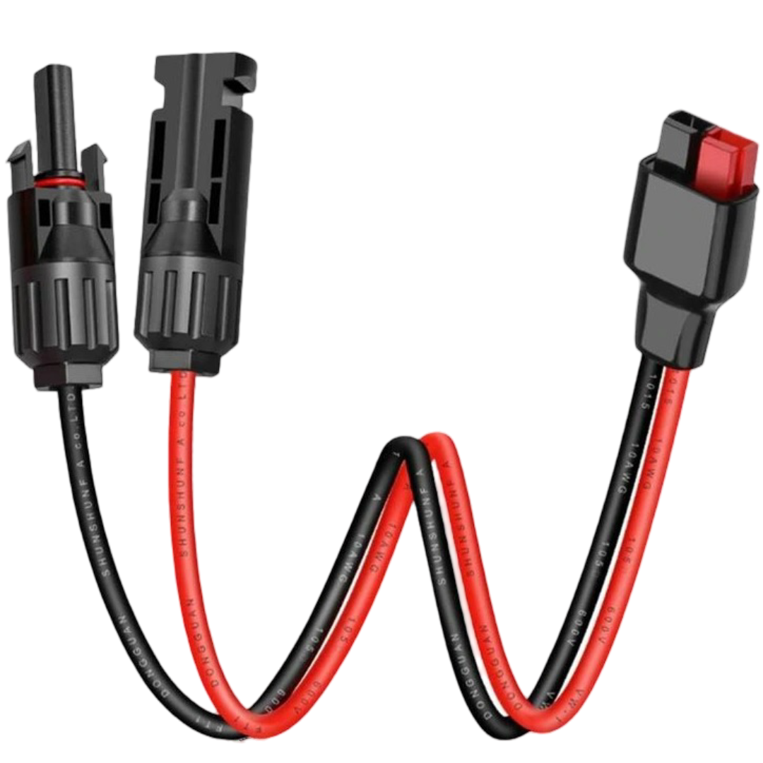 Кабель для сонячних панелей 2E з конекторами MC4-Anderson 0,5 м 4 мм² Чорний (27918020)