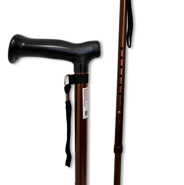 Трость алюминиевая легкая Toros-Group GB-818 мягкая рукоятка Тип 1154 Коричневый - фото 2 Трость алюминиевая легкая Toros-Group GB-818 мягкая рукоятка Тип 1154 Коричневый - фото 2