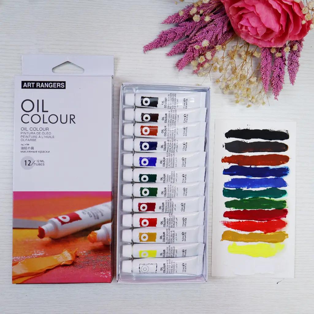 Фарби масляні художні тюбики в коробці 12 кольорів по 12 мл (37-106235) - фото 10