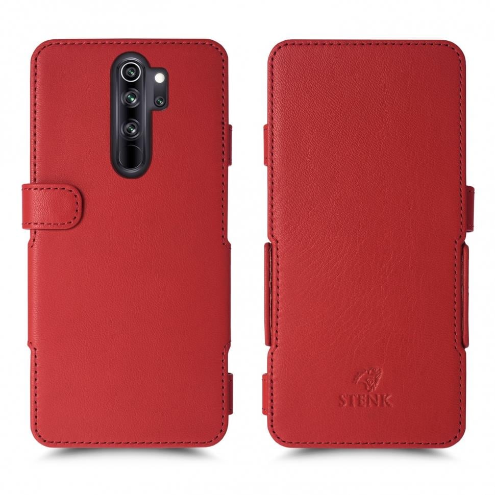 Чехол книжка Stenk Prime для Xiaomi Redmi Note 8 Pro Красный (64698)