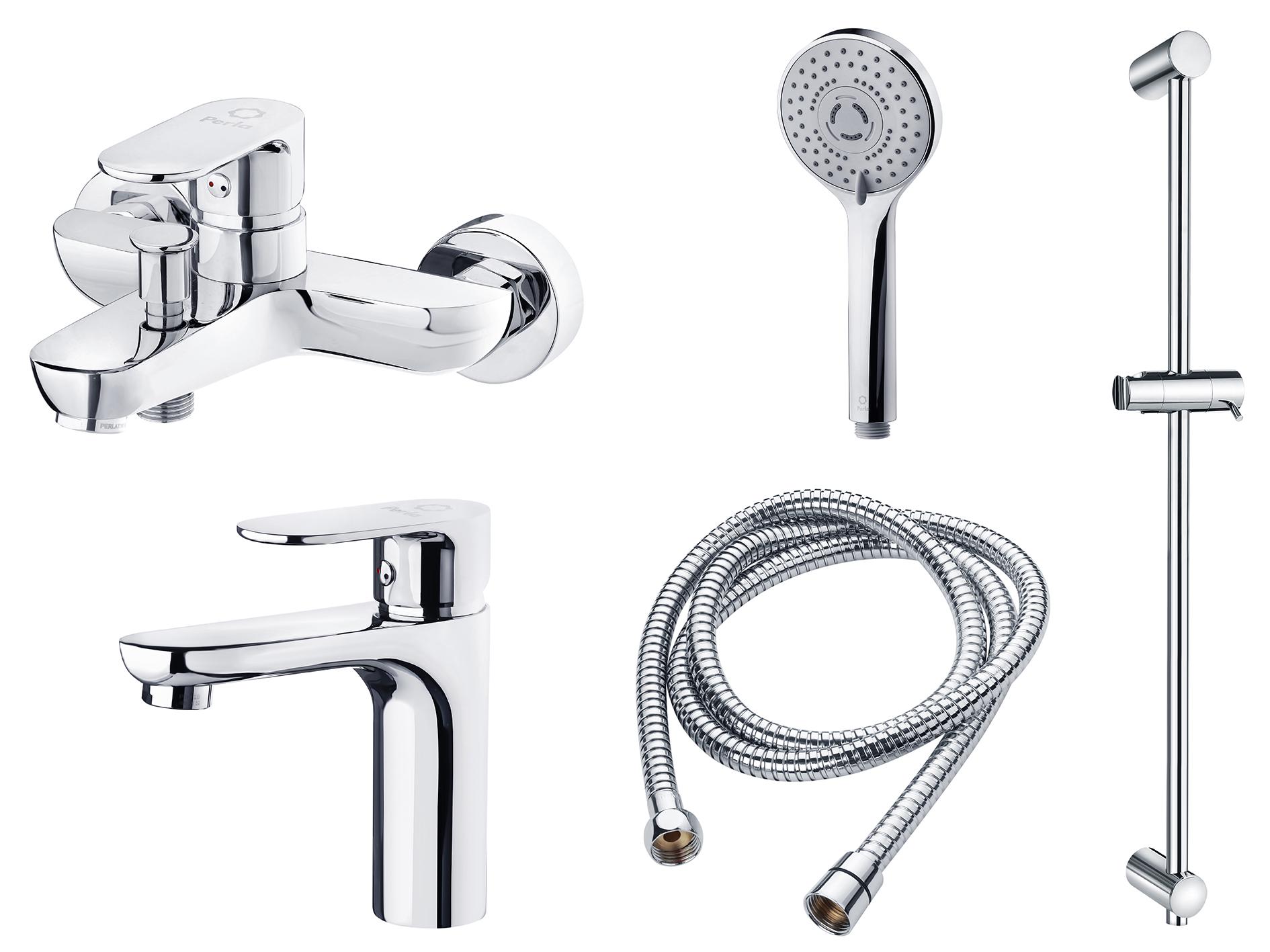 Набор смесителей Perla Elis 10504-C (PSH504+PSH503+PSF1031)