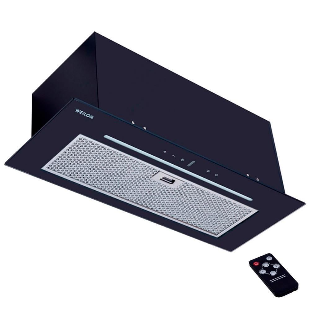 Вытяжка Weilor PBSR 72651 GLASS BL 1300 LED Strip Черный (5902767905008)