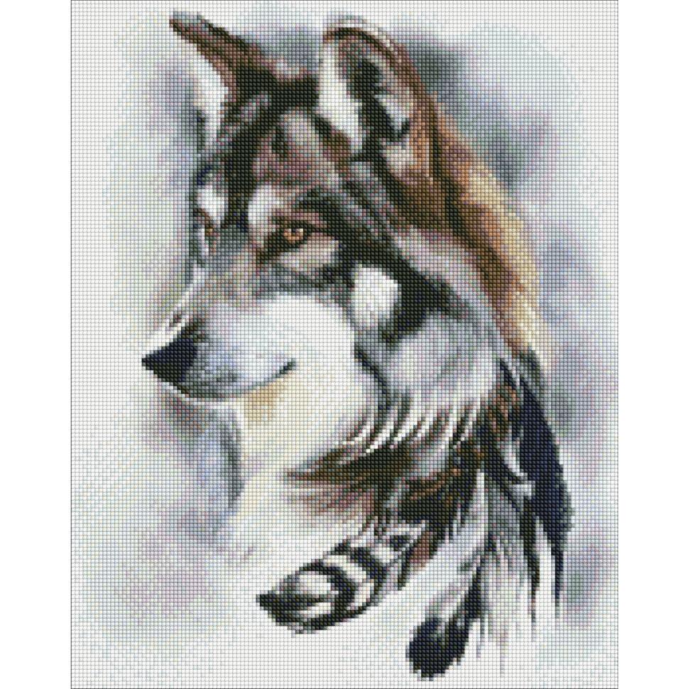 Алмазная мозаика Идейка Вожак зграи 40x50 см (AMO7365)