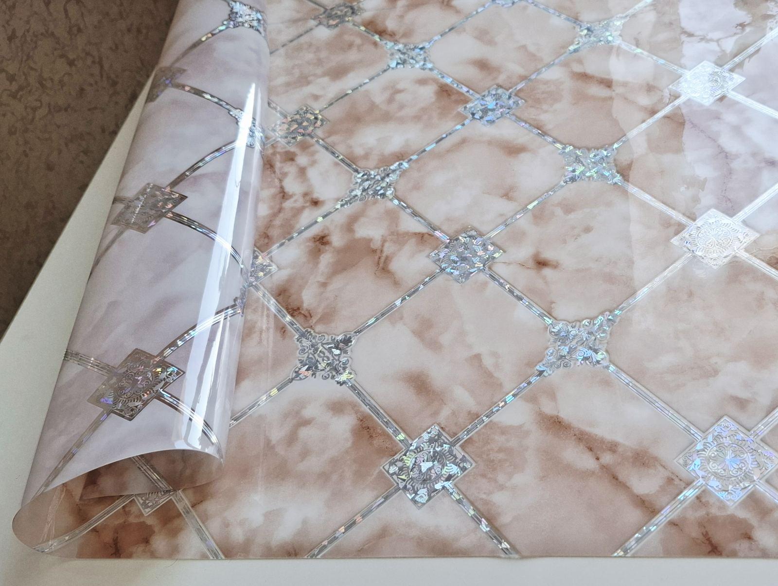 Мягкое стекло лазер Oncu Grup 600 мкм 80х200 см Бежевый (050)