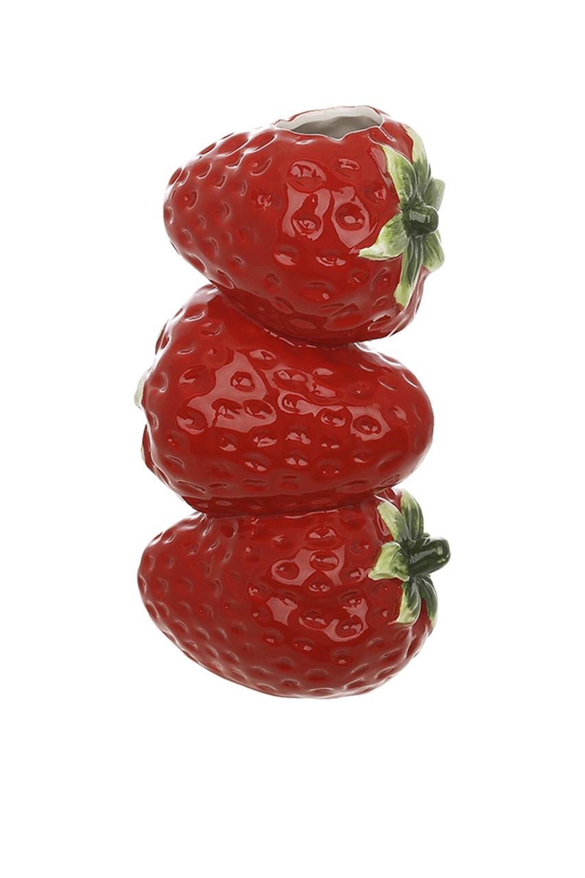 Ваза фарфоровая Клубничка ЦБ-00277141 Красный