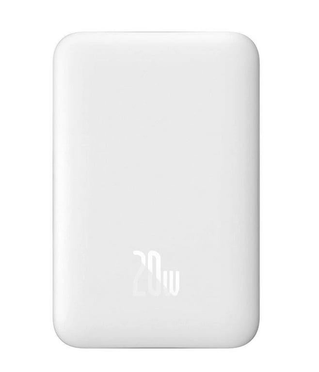 Повербанк Baseus Magnetic Mini Wireless Fast Charge Overseas Edition 20W 10000 mAh White (PPCX070002)