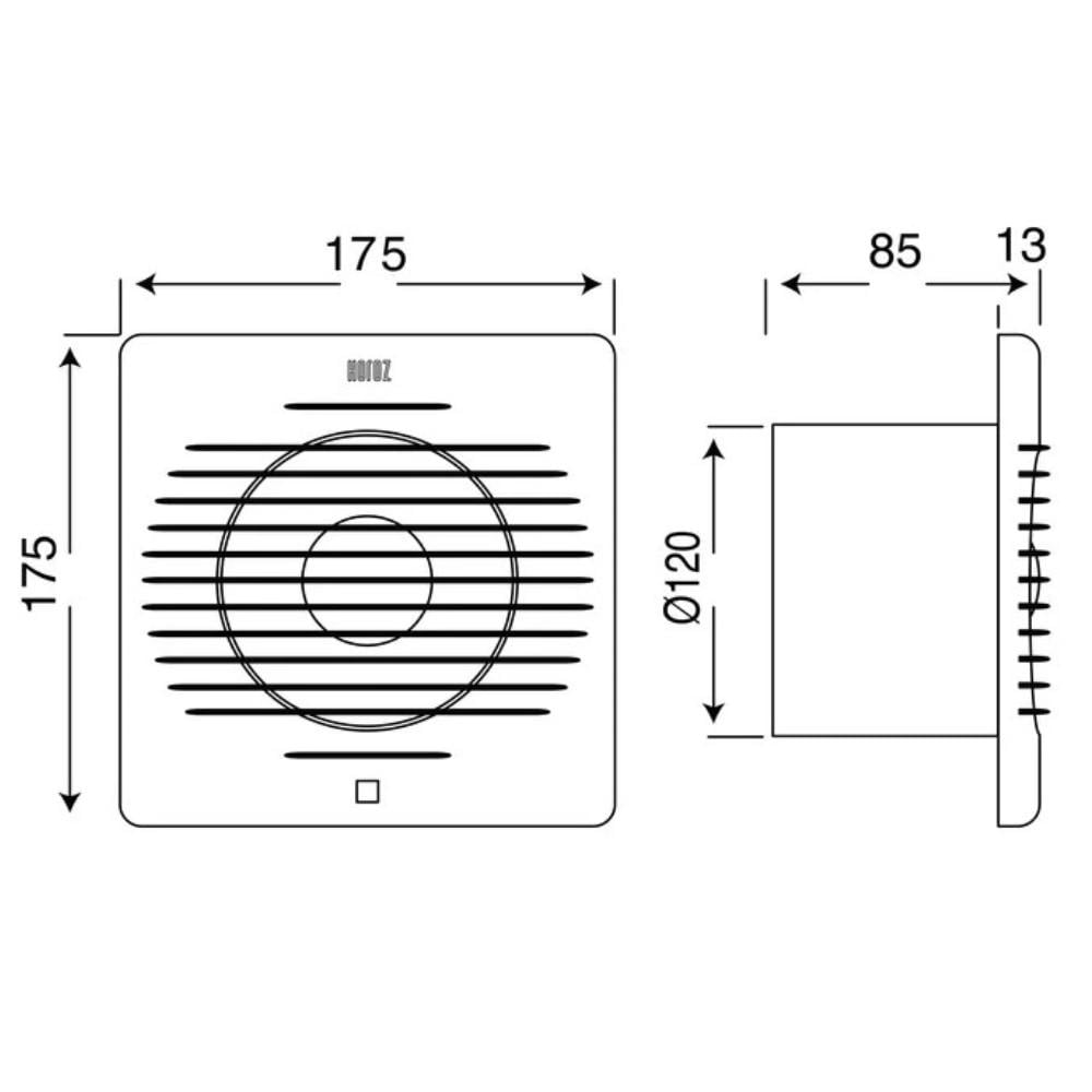 Вентилятор HOROZ ELECTRIC спираль 15W 12 см Белый (500-000-005) - фото 5 Вентилятор HOROZ ELECTRIC спираль 15W 12 см Белый (500-000-005) - фото 5