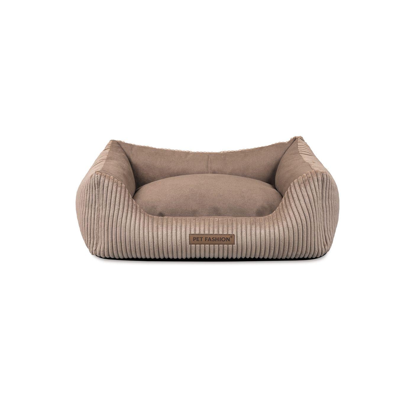 Лежак для собак Pet Fashion Devid 62х50х19 см Песочный (PR244449)