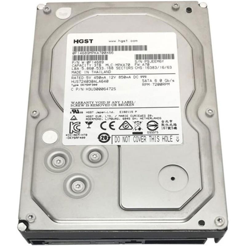 Жорсткий диск Hitachi Ultrastar HDD 3,5" SATA 3TB 7K4000 7200rpm/64MB (HUS724030ALA640)