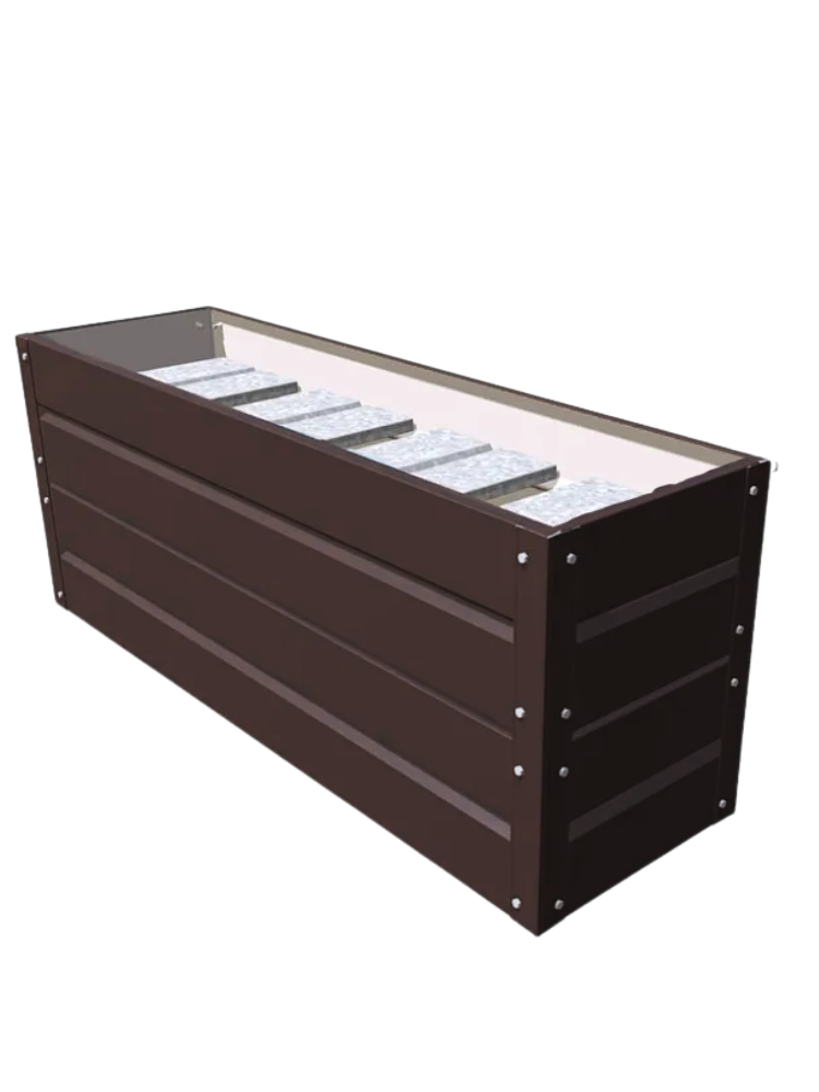 Клумба-кашпо SIMBUD ECO Line RAL8019 (29674258)