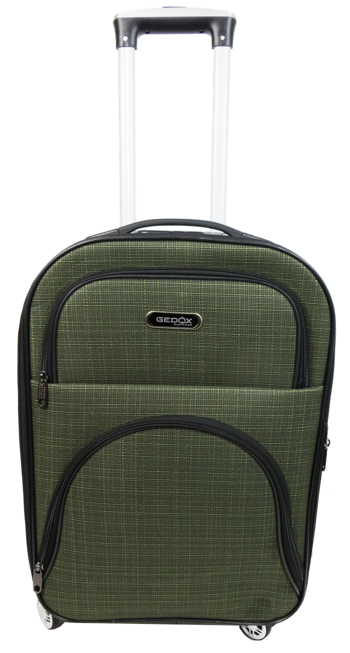 Чемодан маленький Gedox GD Polo тканевый на колесах 42 л Хаки - фото 1 Чемодан маленький Gedox GD Polo тканевый на колесах 42 л Хаки - фото 1