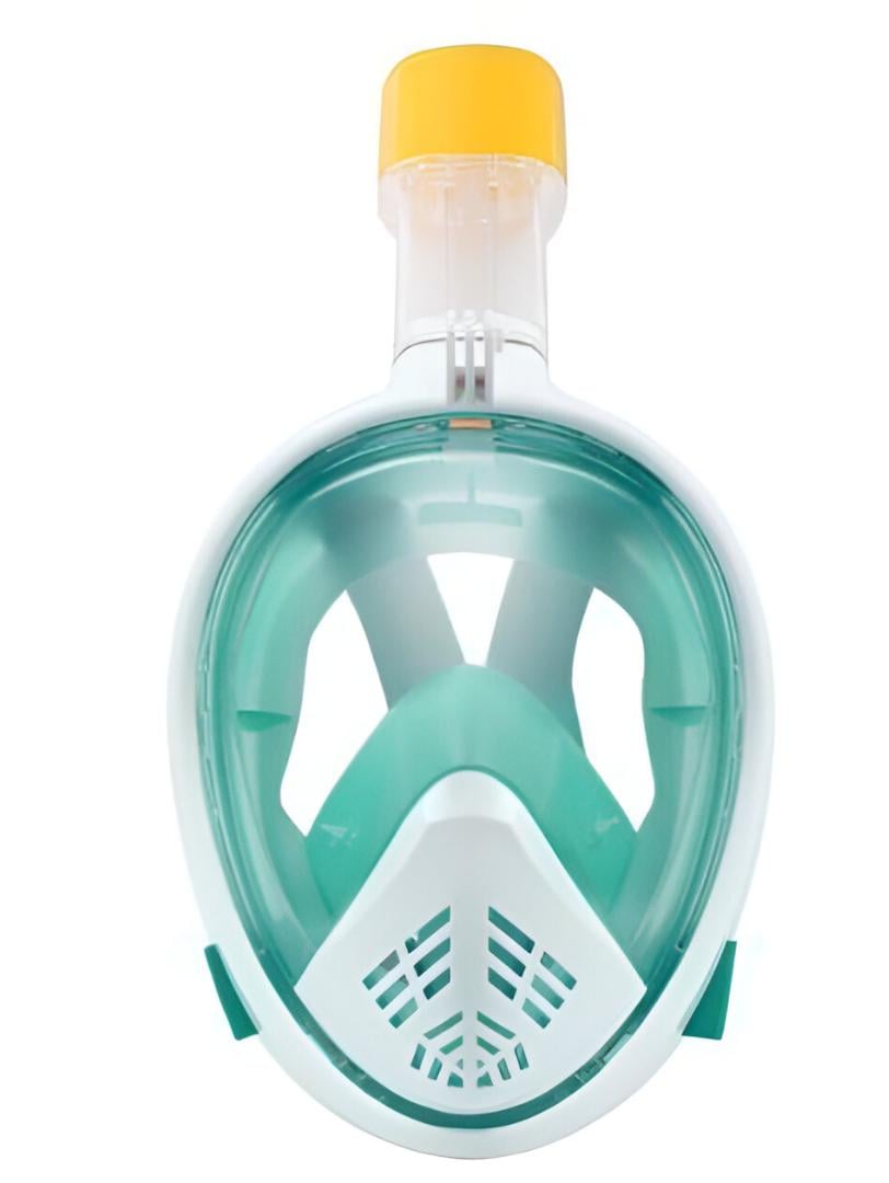 Маска для плавания панорамная с трубкой 5460 L-XL Бирюзовый (504712)