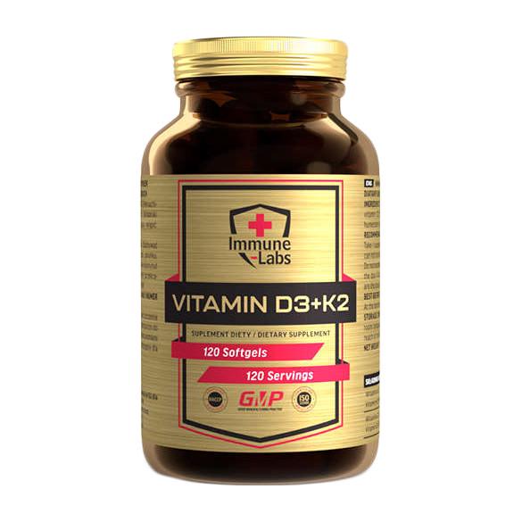 Витамины Immune Labs Vitamin D3 + K2 120 капс. (22366-01)