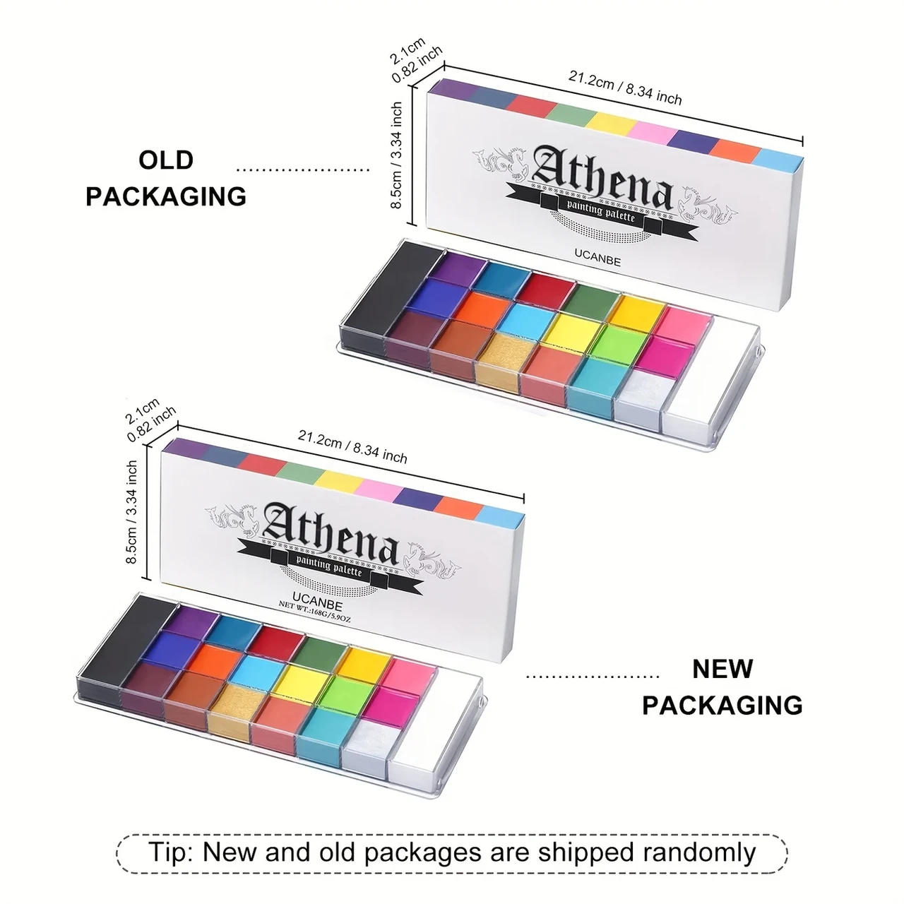 Набор для боди-арта и аквагрима Athena 20 цветов (2641336781) - фото 2 Набор для боди-арта и аквагрима Athena 20 цветов (2641336781) - фото 2
