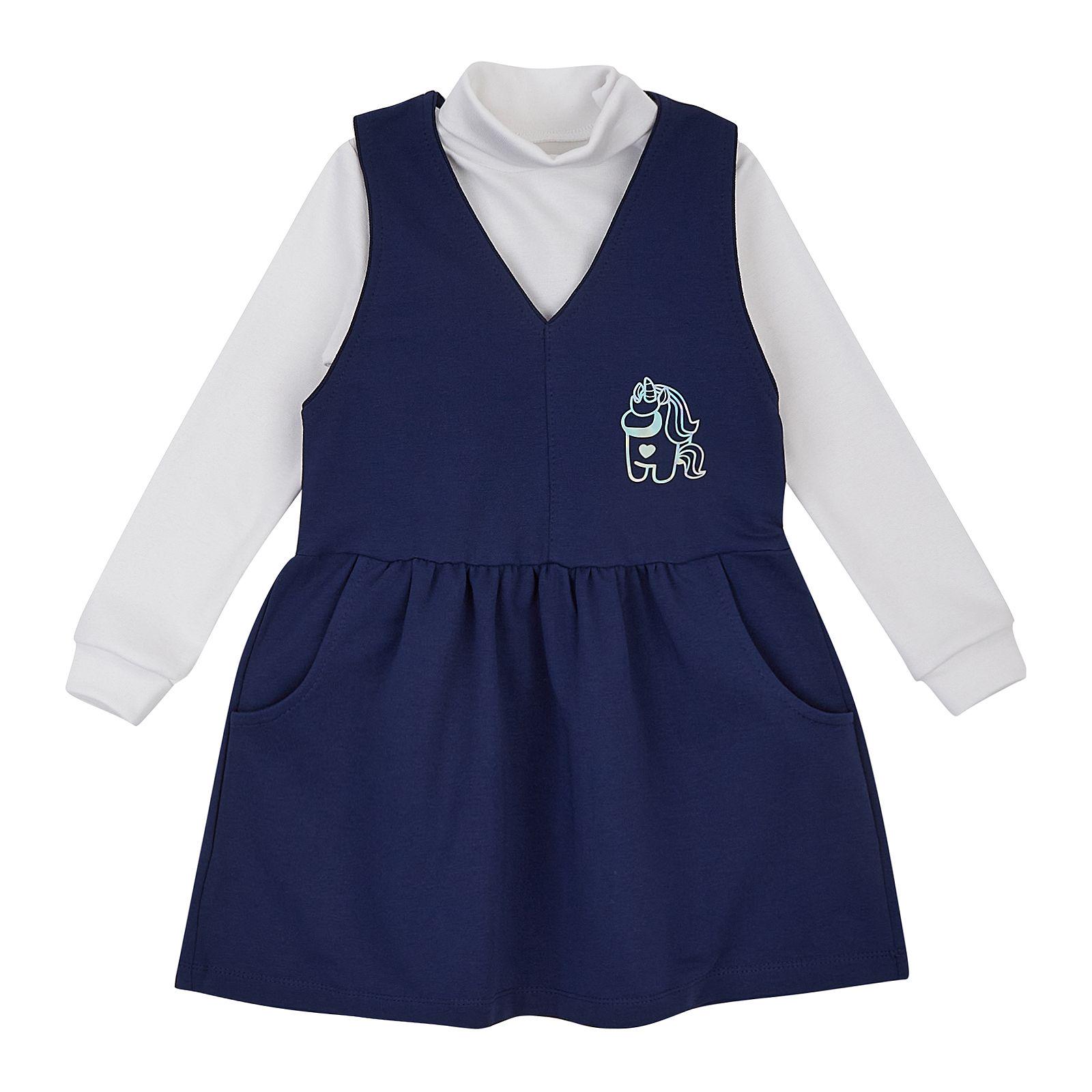 Комплект дитячий ЛяЛя з сарафану та гольфу 104 см (К15ДВ121)