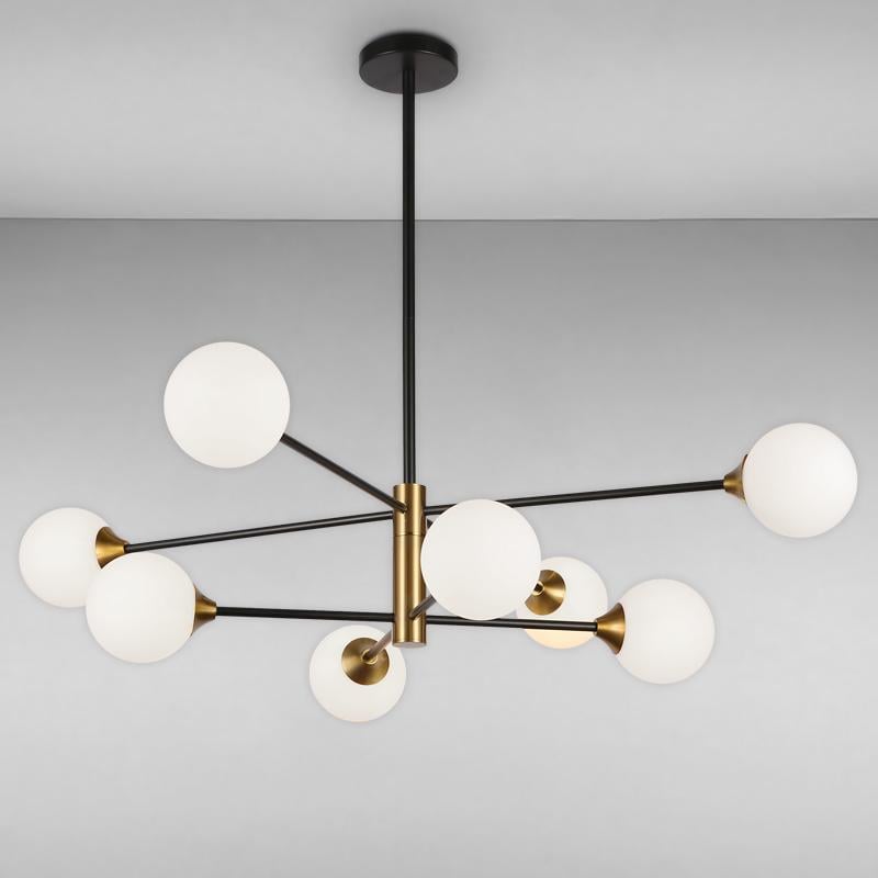 Люстра молекула подвесная Light House LS-17078-8 Черный (16257) Люстра молекула подвесная Light House LS-17078-8 Черный (16257)