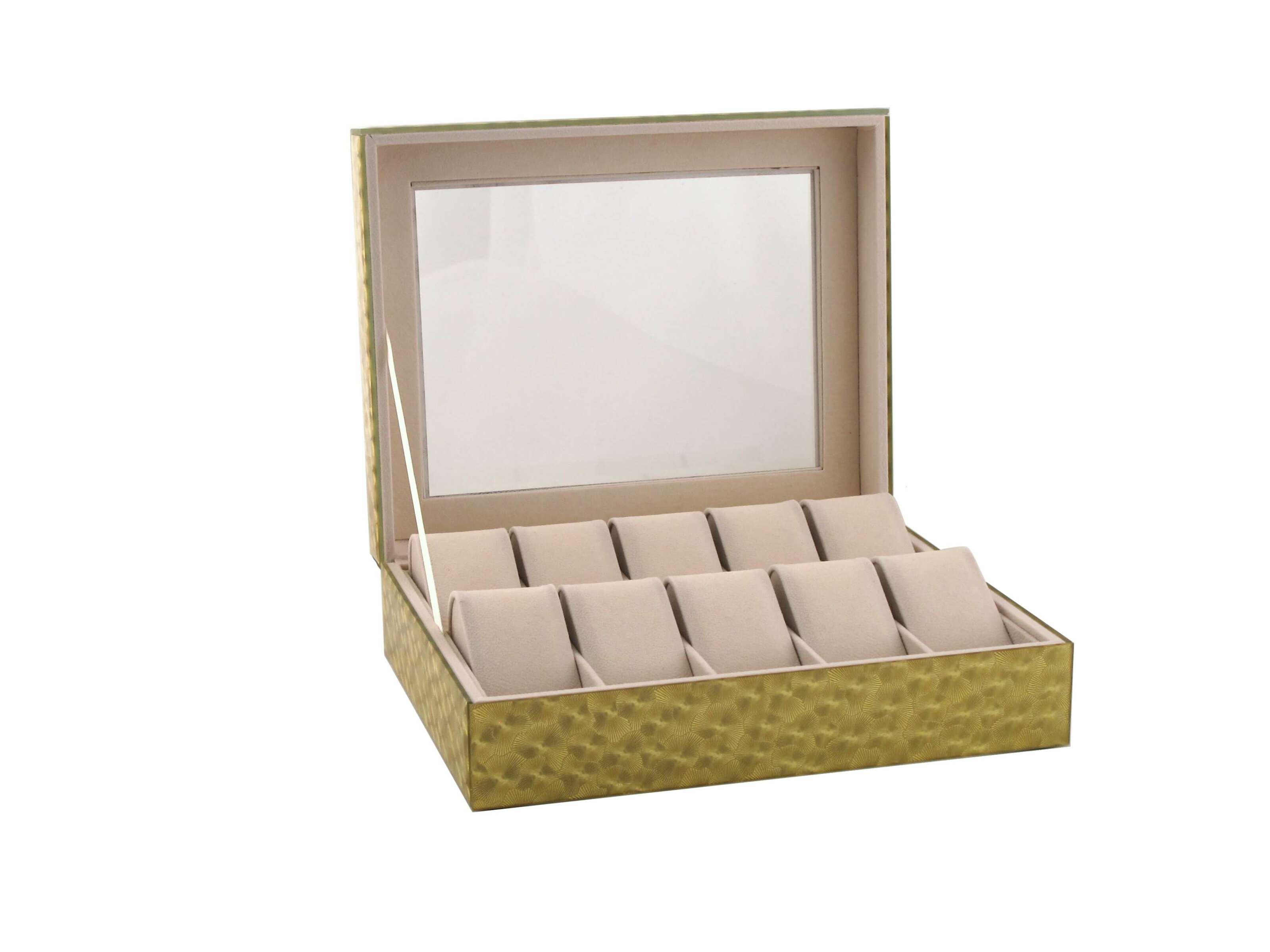 Шкатулка для хранения часов Craft Золотой (Craft 10PL.GLS)