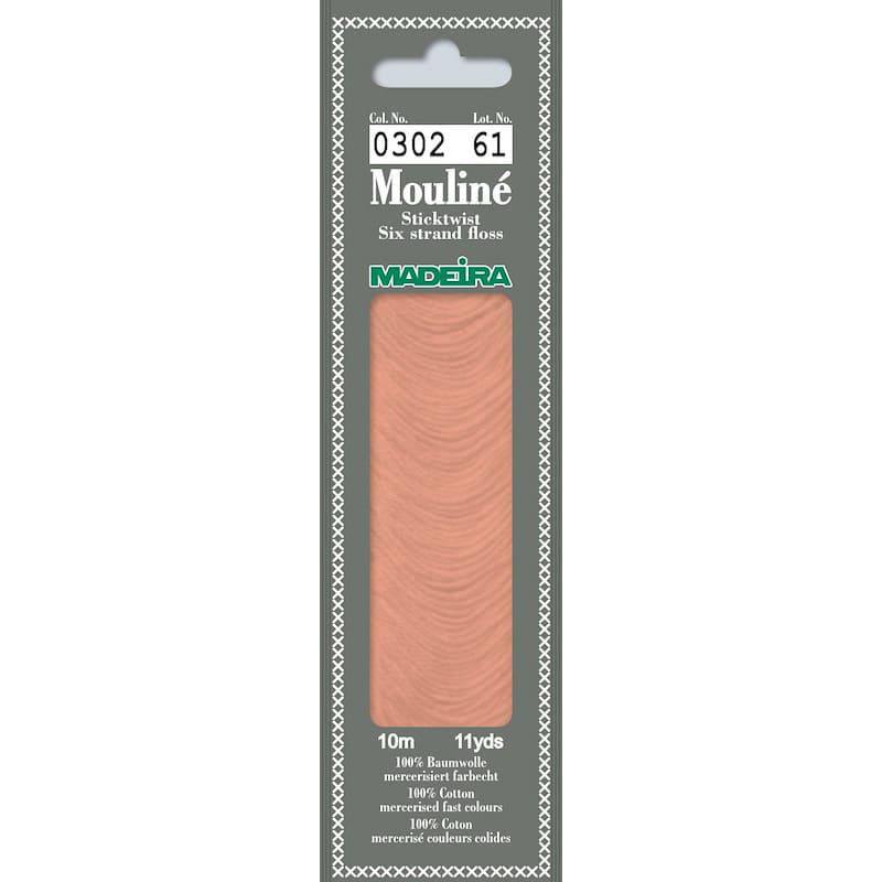 Нитки мулине Madeira 0302 Mouline Абрикосовый