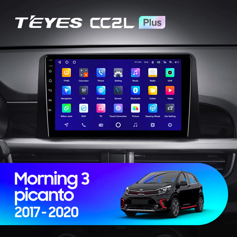 Автомагнітола штатна Teyes CC2L Plus 2/32 для Kia Morning 3 picanto 2017-2020 Android (1797724619) - фото 3