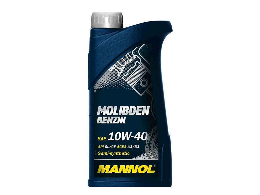 Масло моторне напівсинтетичне MANNOL 10W-40 MOLlBDEN BENZIN SAE 1 л (479102)
