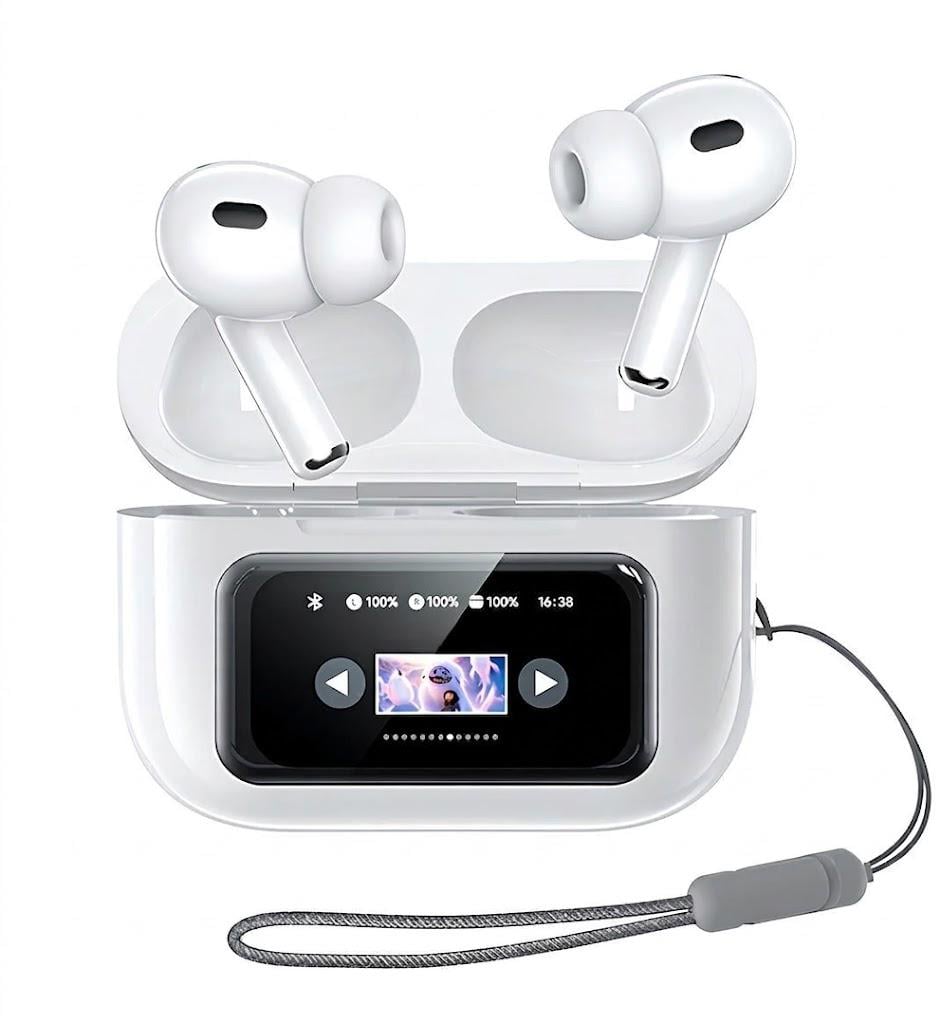 Наушники Bluetooth TWS Remax W30N BT5.4 CozyPods с дисплеем Белый (2874937797)