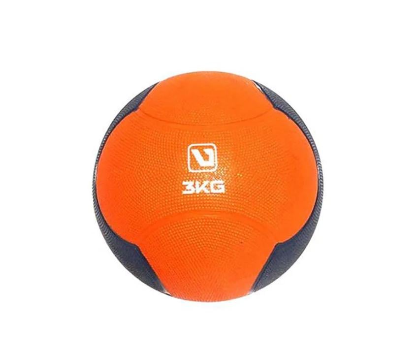 Медбол LiveUp MEDICINE BALL 3 кг-216 мм Оранжевый/Серый (LS3006F-3)