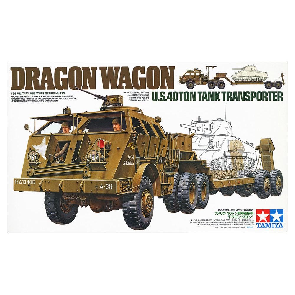 Сборная модель Tamiya танк 1:35 Tank Transporter Dragon Wago (35230-000)