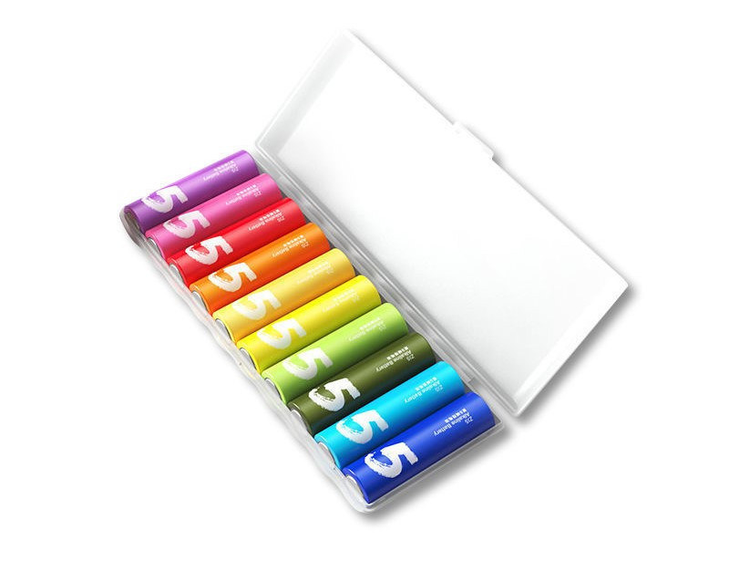 Батарейки ZMI ZI5 Alkaline Battery Rainbow AA NQD4000RT 10 шт. (000946) - фото 2 Батарейки ZMI ZI5 Alkaline Battery Rainbow AA NQD4000RT 10 шт. (000946) - фото 2