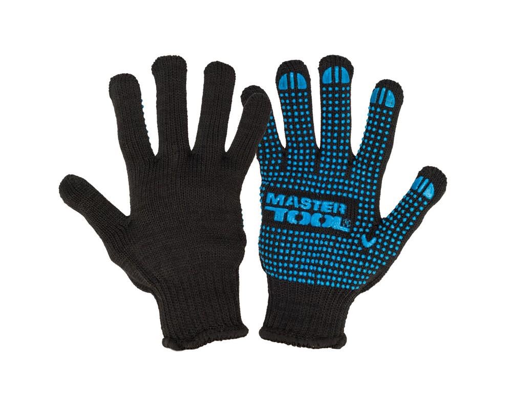 Рукавички трикотажні EXTRA з ПВХ-точками Чорно-синій (8303021) Рукавички трикотажні EXTRA з ПВХ-точками Чорно-синій (8303021)