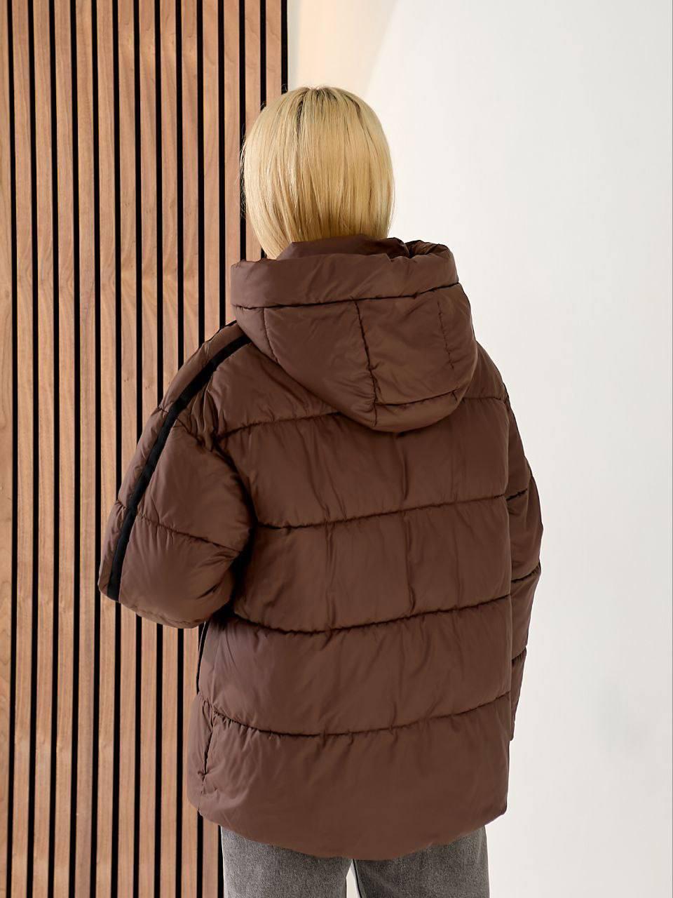 Куртка жіноча зимова до -30°С L-XL Шоколад (OV-8169CHO-L-XL) - фото 4