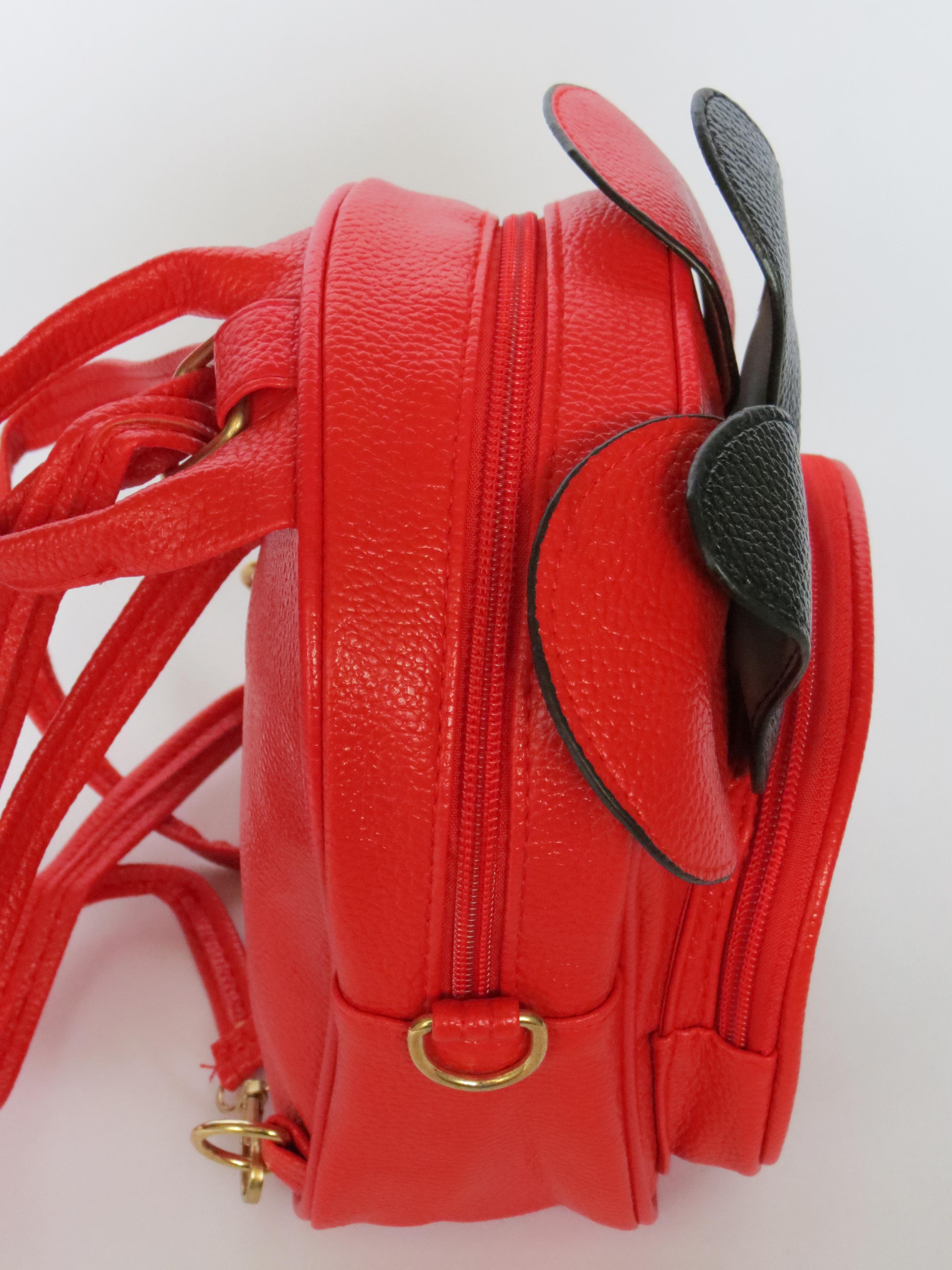 Рюкзак дитячий для дівчинки Мишка Червоний (541) - фото 4